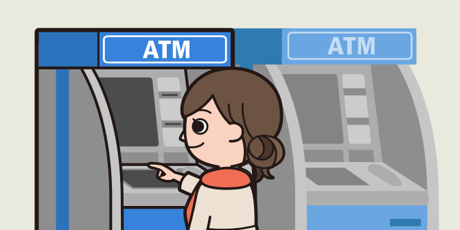 ATM宝くじサービスで買う