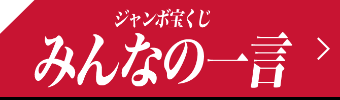 ジャンボ宝くじ みんなの一言
