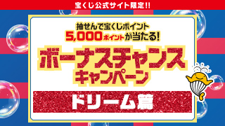 ボーナスチャンスキャンペーン ドリーム篇