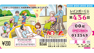 レインボーくじの券面