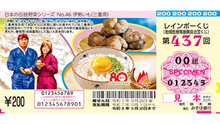 レインボーくじの券面