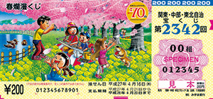 好評発売中！豪華賞金の｢春爛漫くじ｣