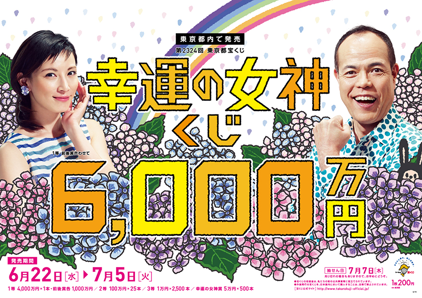 「幸運の女神くじ」（4ブロック）