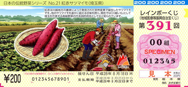 「第391回地域医療等振興自治宝くじ」