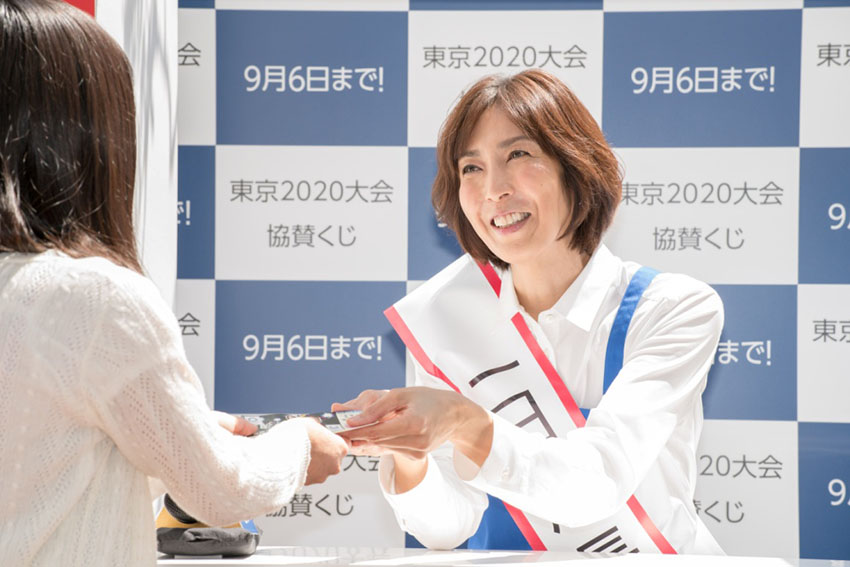 東京2020大会協賛くじ発売開始記念＆カウントダウンイベントをそれぞれ開催