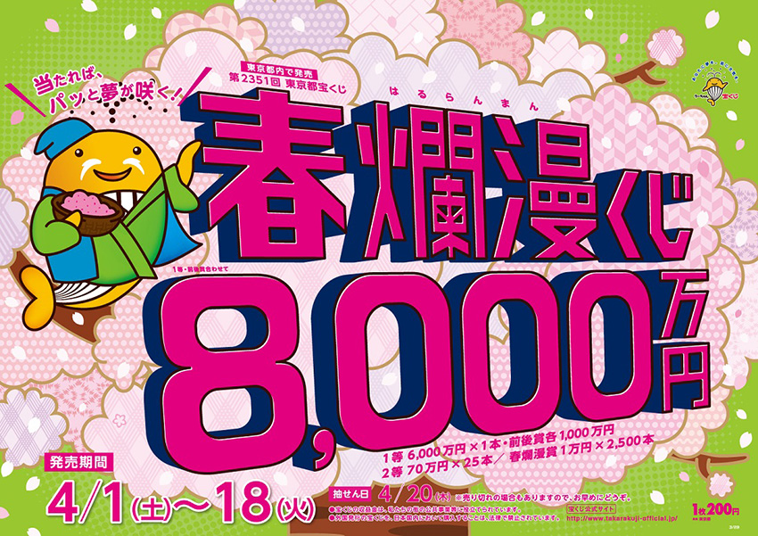「春爛漫くじ」（4ブロック）