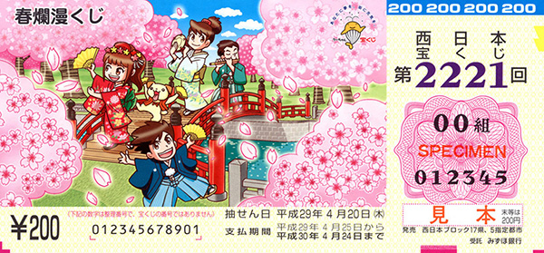 「春爛漫くじ」（4ブロック）