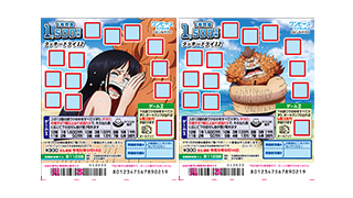 ワンピーススクラッチ ロビン＆サウロ ラッキートライ12の画像