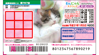 「わんにゃんスクラッチ」は、ノルウェージャン！