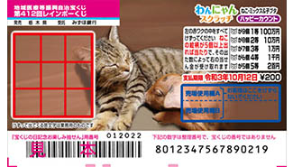 今月の「わんにゃんスクラッチ」はねこ・ミックス＆子ブタ♪