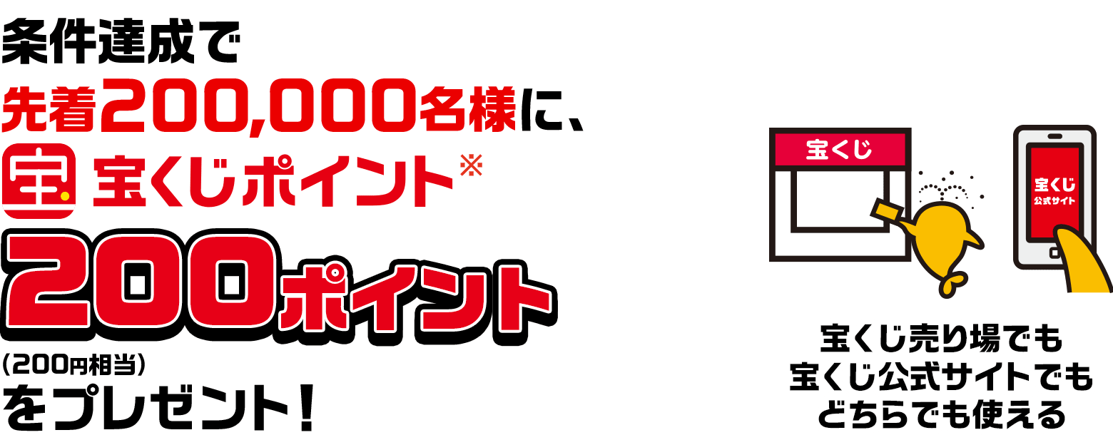 宝くじ売り場で宝くじ会員登録キャンペーン 宝くじ公式サイト