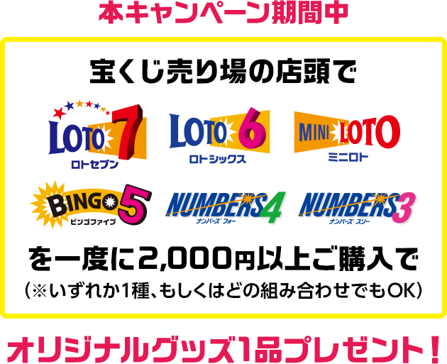 数字選択式宝くじ 夏のキャンペーン 宝くじ公式サイト