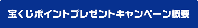 宝くじポイントプレゼントキャンペーン概要