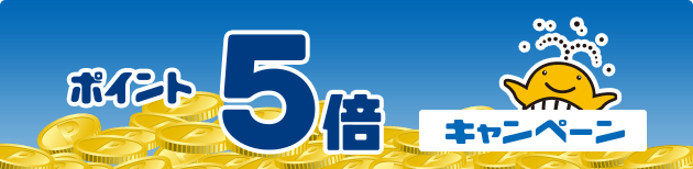 ポイント5倍キャンペーン