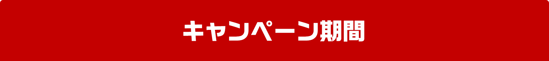 キャンペーン期間