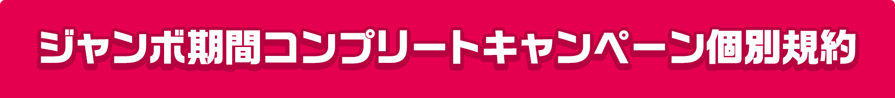 ジャンボ期間コンプリートキャンペーン個別規約