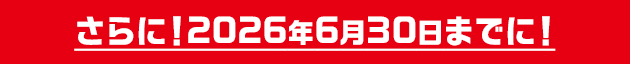 2026年6月30日までに!