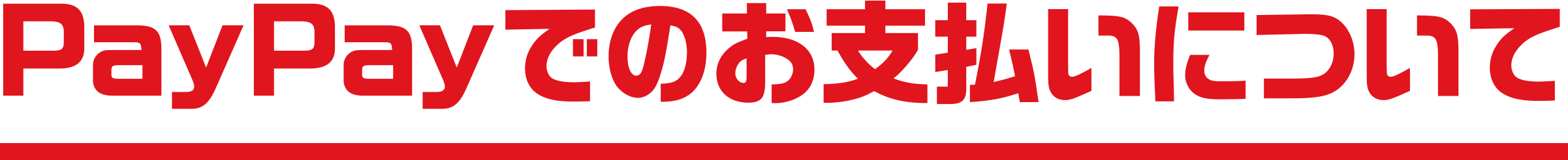PayPayでのお支払いについて