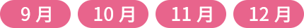 9月 10月 11月 12月
